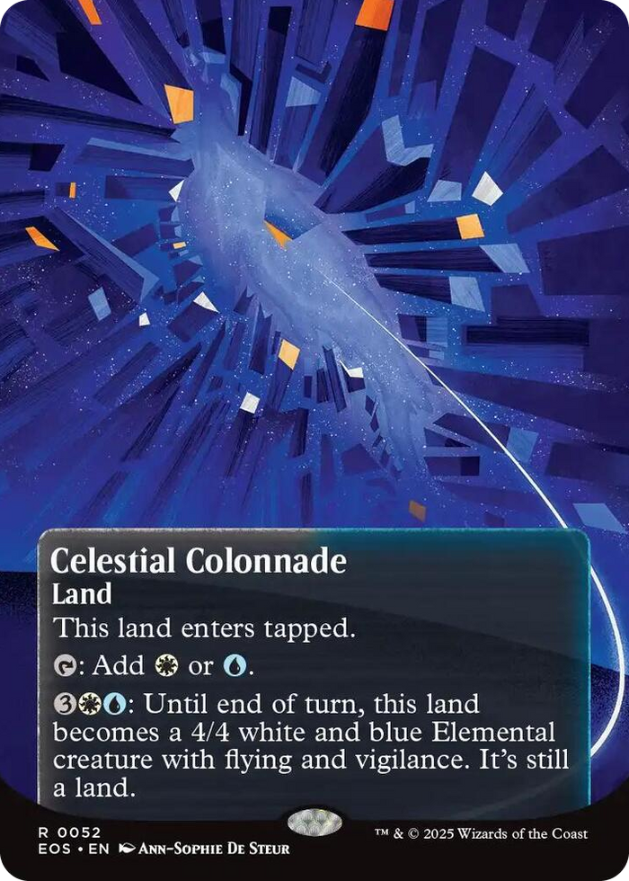 Celestial Colonnade (0052) (Borderless) #52 R - Edge of Eternities: Stellar Sights Pokemon card