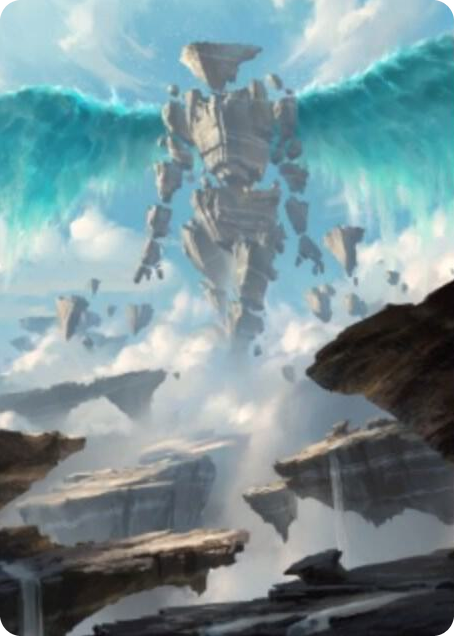 0033 Celestial Colonnade Art Card S Art Series: Zendikar Rising