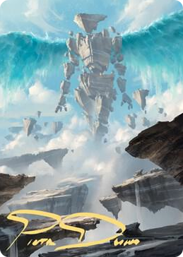 0033 Celestial Colonnade Art Card (Gold-Stamped Signature) S Art Series: Zendikar Rising