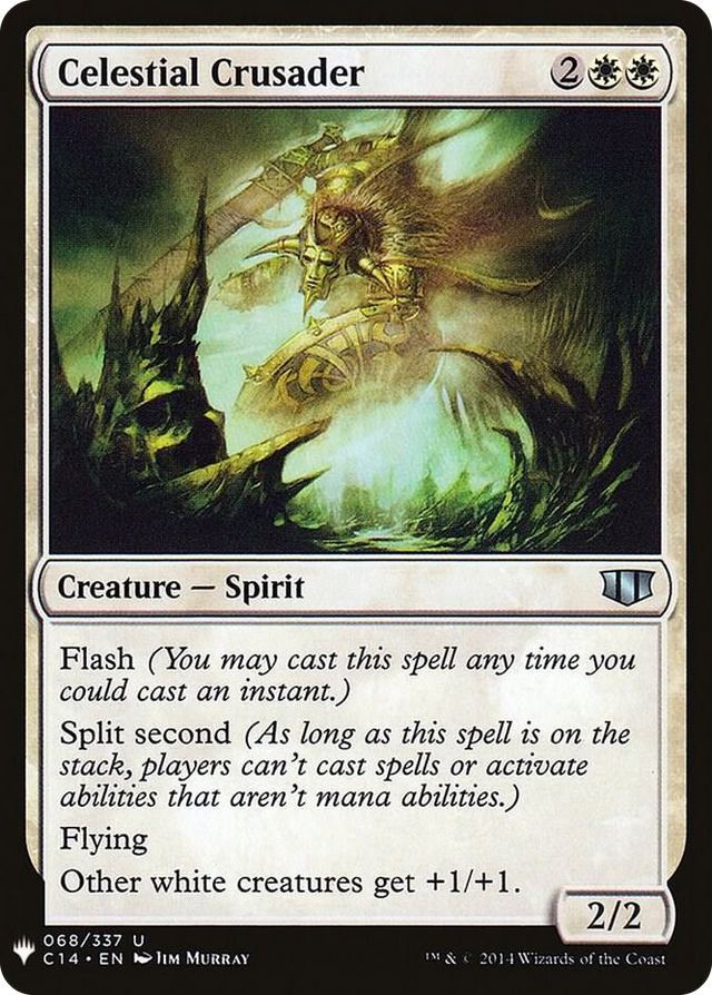 0068 Celestial Crusader U The List Reprints