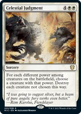 0005 Celestial Judgment R Commander: Innistrad: Midnight Hunt