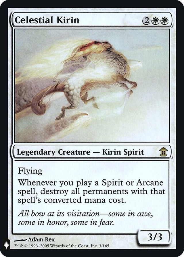 0003 Celestial Kirin R The List Reprints
