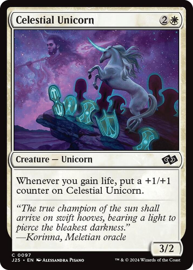 0097 Celestial Unicorn C Foundations Jumpstart