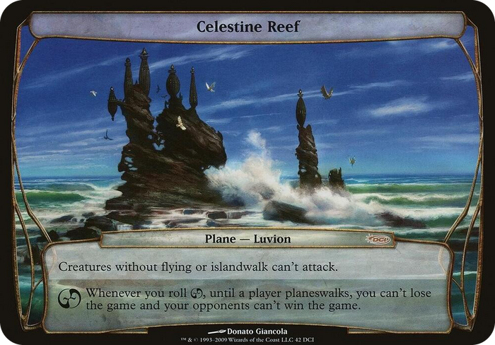 Celestine Reef (Prerelease Promo) #42 P - Oversize Cards Pokemon card