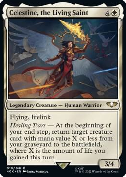 0010 Celestine, the Living Saint R Universes Beyond: Warhammer 40,000