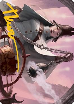 0016 Celestus Sanctifier Art Card (Gold-Stamped Signature) S Art Series: Innistrad: Midnight Hunt