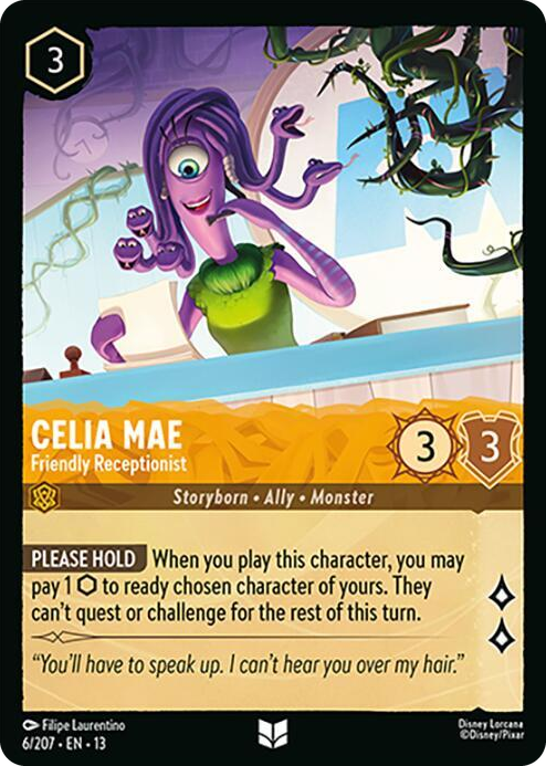 0006 Celia Mae - Friendly Receptionist Uncommon Attack of the Vine!