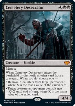0100 Cemetery Desecrator M Innistrad: Crimson Vow