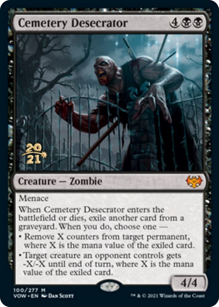 Cemetery Desecrator #100 M - Prerelease Cards Pokemon card