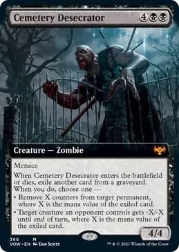 0366 Cemetery Desecrator (Extended Art) M Innistrad: Crimson Vow