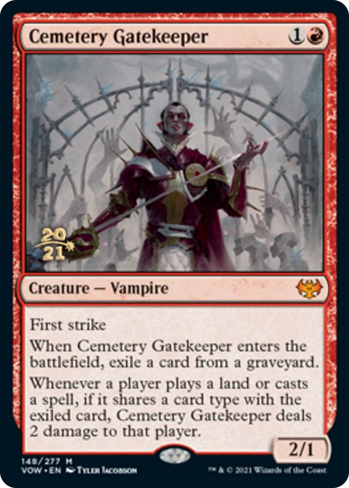 Cemetery Gatekeeper #148 M - Prerelease Cards Pokemon card