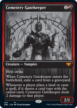 Cemetery Gatekeeper #415 M - Innistrad: Double Feature Pokemon card
