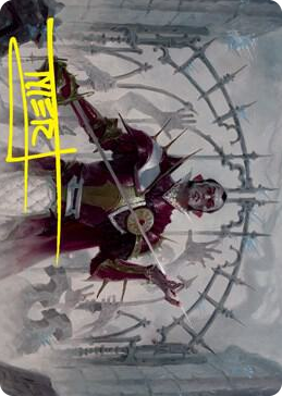 0039 Cemetery Gatekeeper Art Card (Gold-Stamped Signature) S Art Series: Innistrad: Crimson Vow