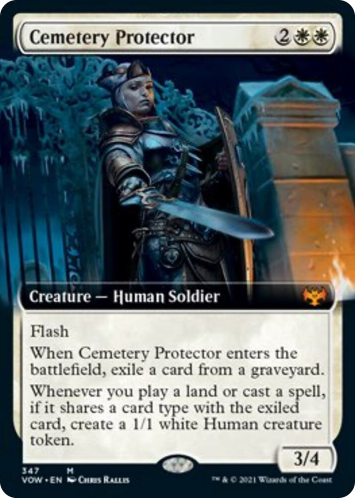 0347 Cemetery Protector (Extended Art) M Innistrad: Crimson Vow