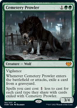 0191 Cemetery Prowler M Innistrad: Crimson Vow