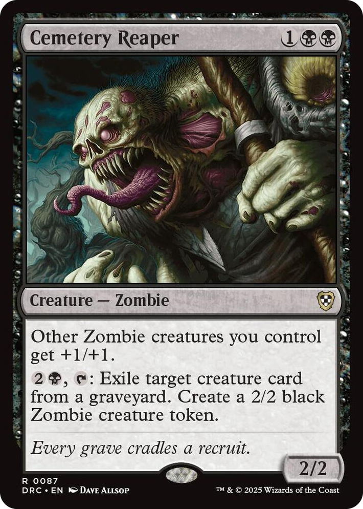 0087 Cemetery Reaper R Commander: Aetherdrift