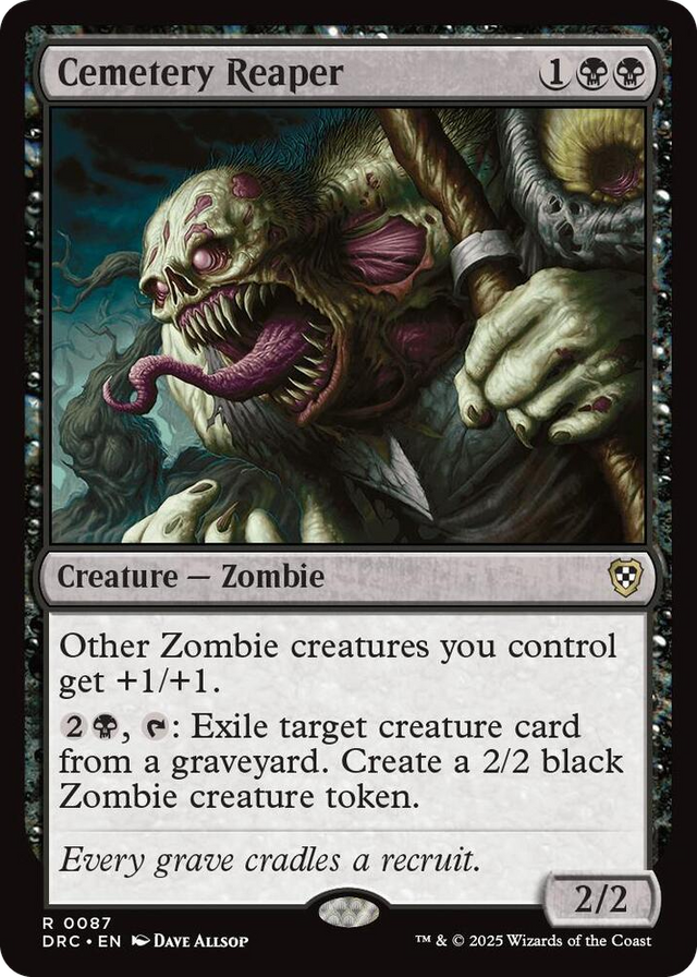 0087 Cemetery Reaper R Commander: Aetherdrift