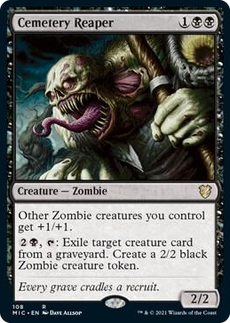 0108 Cemetery Reaper R Commander: Innistrad: Midnight Hunt