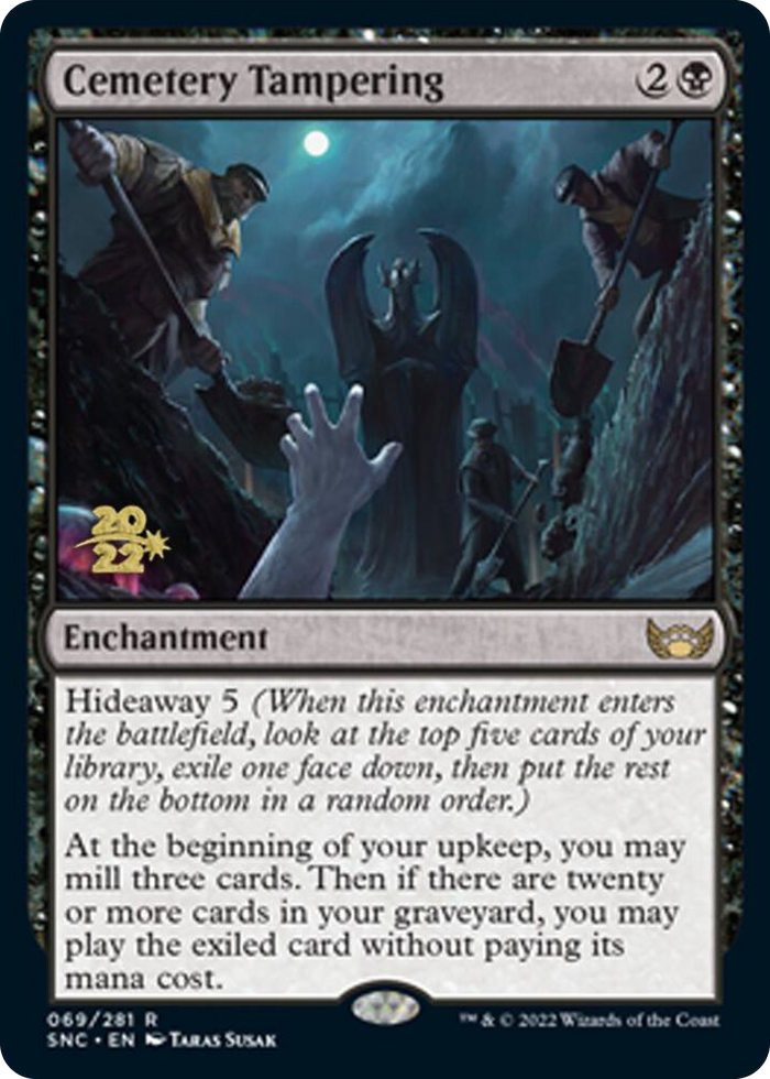 Cemetery Tampering #69 R - Prerelease Cards Pokemon card