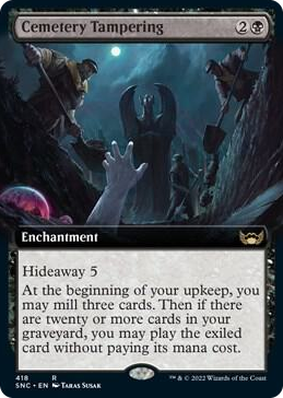 0418 Cemetery Tampering (Extended Art) R Streets of New Capenna