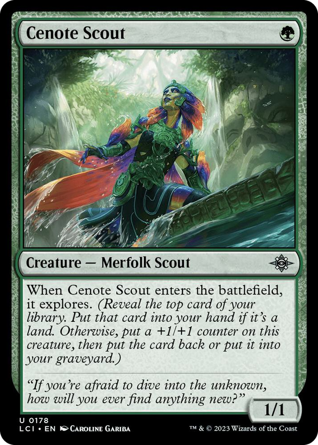 0178 Cenote Scout U The Lost Caverns of Ixalan