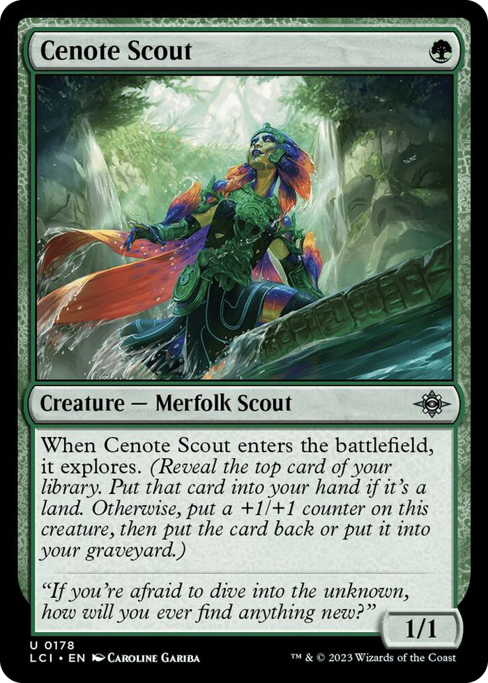 Cenote Scout #178 U - The Lost Caverns of Ixalan Pokemon card