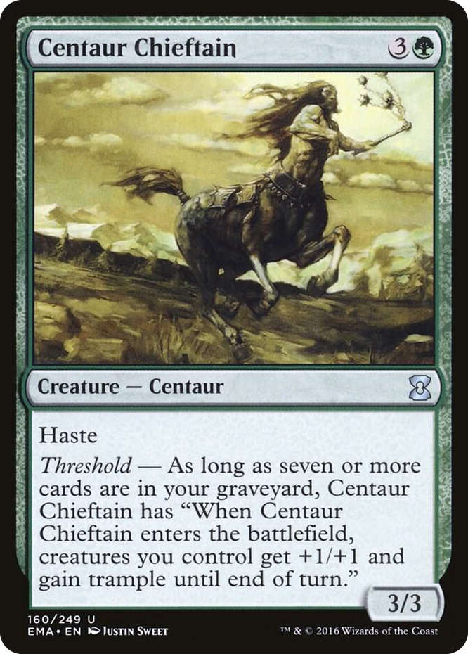 Centaur Chieftain #160 U - Eternal Masters Pokemon card