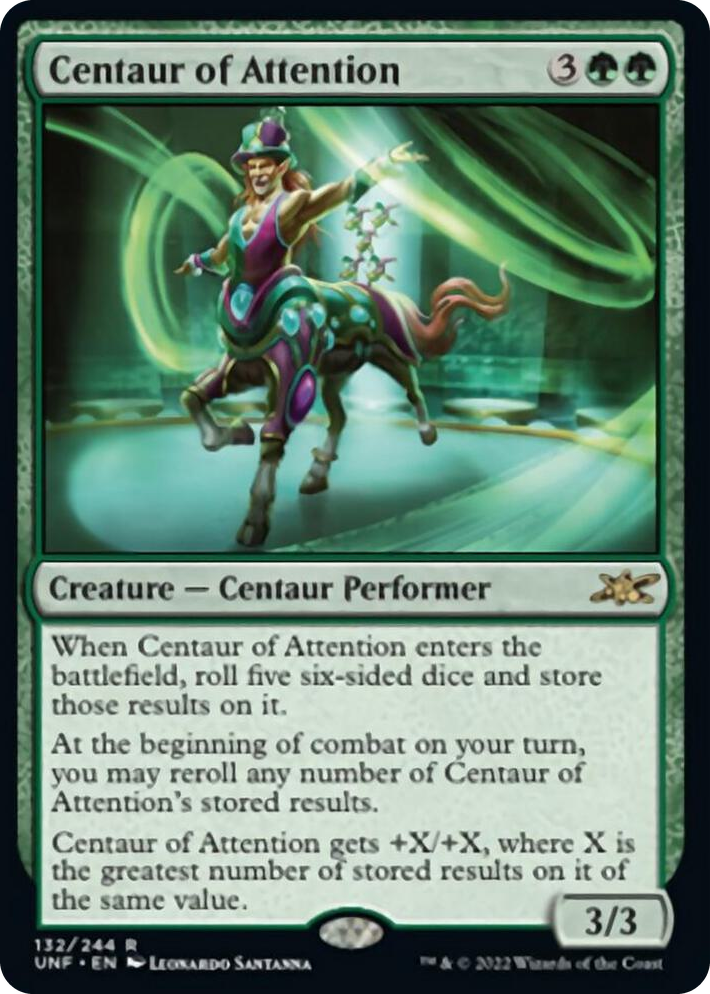 0132 Centaur of Attention R Unfinity