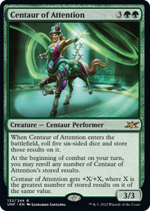 0132 Centaur of Attention R Unfinity