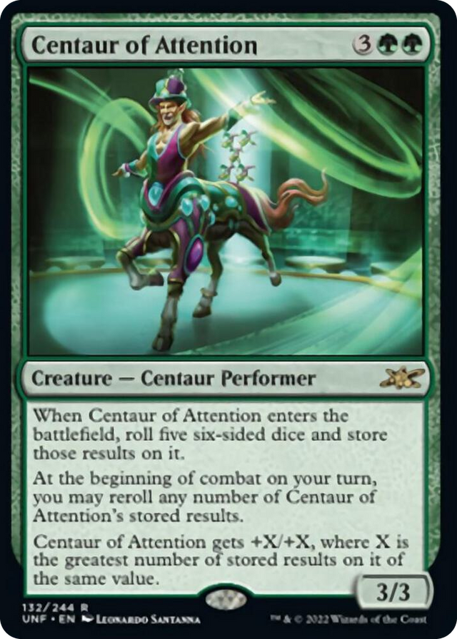0132 Centaur of Attention R Unfinity