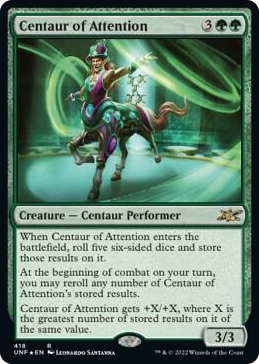0418 Centaur of Attention (Galaxy Foil) R Unfinity