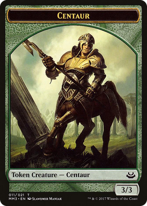 0011 Centaur Token T Modern Masters 2017