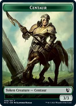 0008 Centaur // Wolf Double-Sided Token T Commander: Innistrad: Midnight Hunt