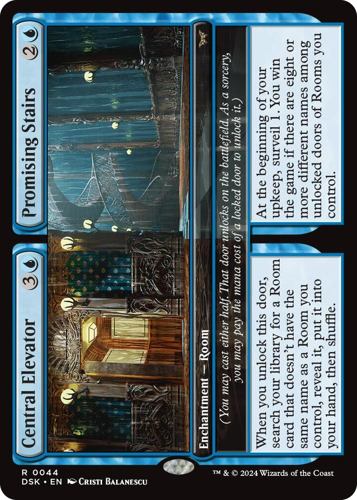 0044 Central Elevator // Promising Stairs R Duskmourn: House of Horror