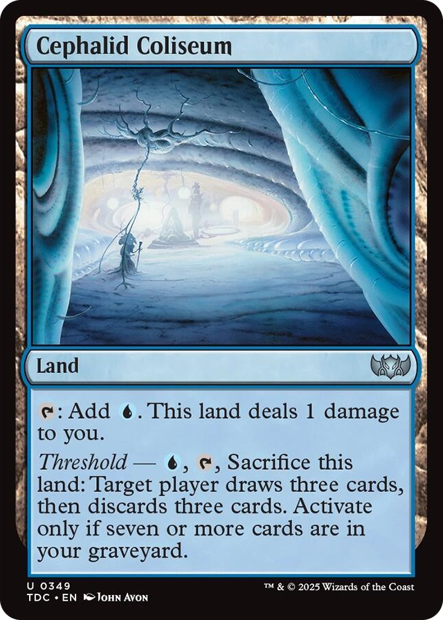 0349 Cephalid Coliseum U Commander: Tarkir: Dragonstorm