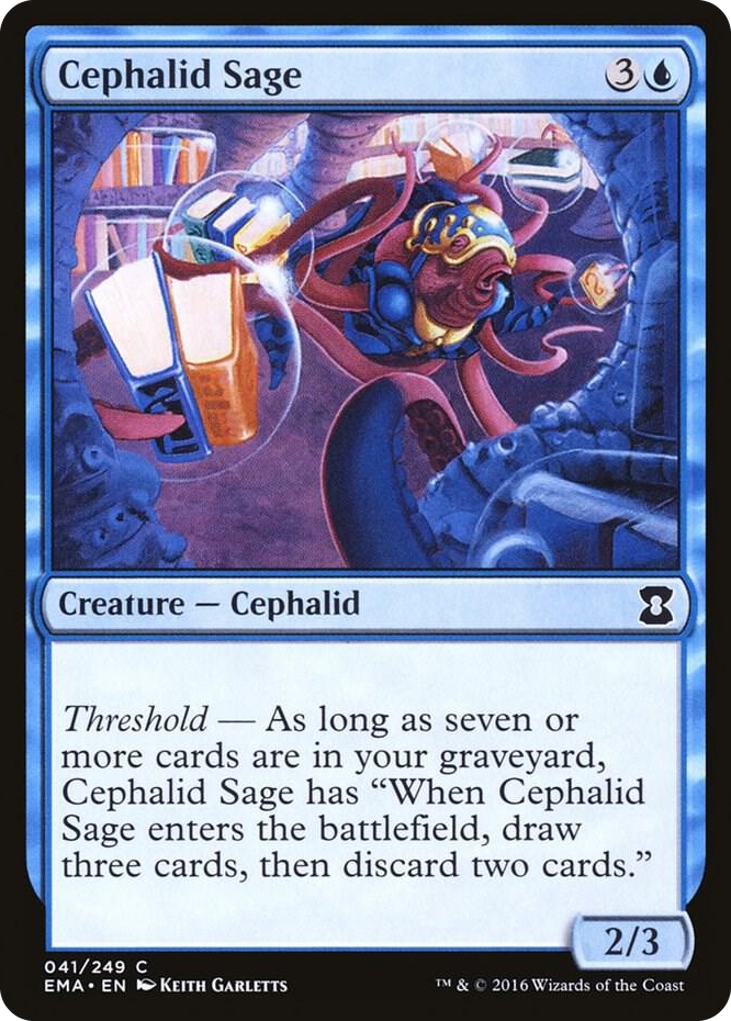 Cephalid Sage #41 C - Eternal Masters Pokemon card