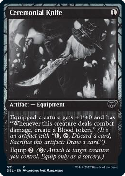 0521 Ceremonial Knife C Innistrad: Double Feature