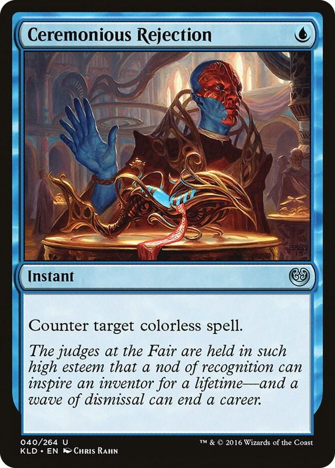 Ceremonious Rejection #40 U - Kaladesh Pokemon card