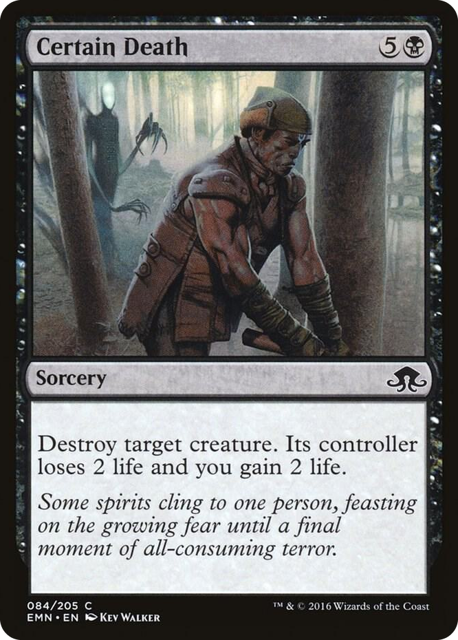 Certain Death #84 C - Eldritch Moon Pokemon card