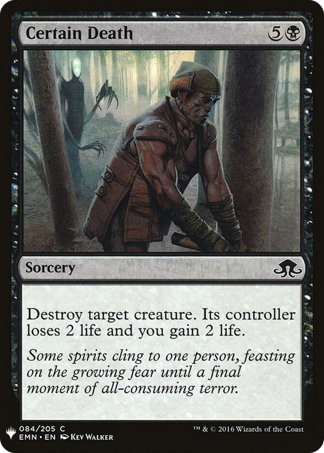 0084 Certain Death C The List Reprints
