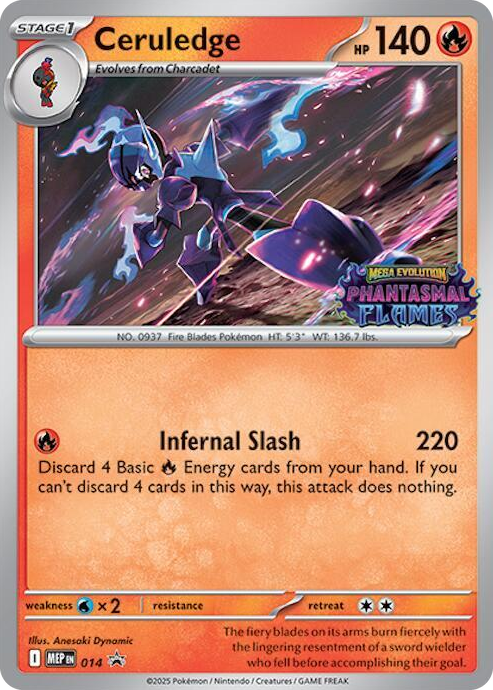 0014 Ceruledge - 014 Promo Mega Evolution Promo