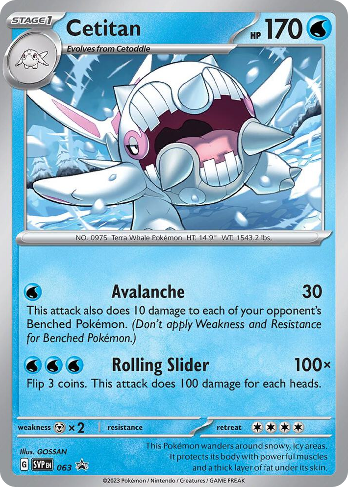 0063 Cetitan - 063 Promo Scarlet & Violet Promo Cards