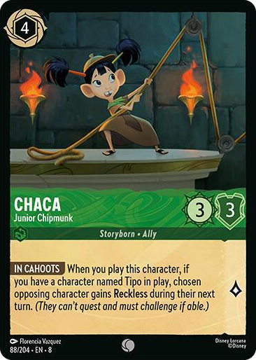 0088 Chaca - Junior Chipmunk Common Reign of Jafar