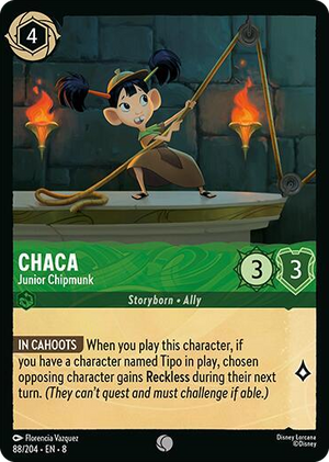 0088 Chaca - Junior Chipmunk Common Reign of Jafar