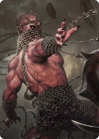 0008 Chain Devil Art Card S Art Series: Commander Legends: Battle for Baldur's Gate