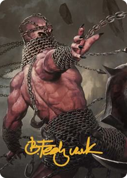 0008 Chain Devil Art Card (Gold-Stamped Signature) S Art Series: Commander Legends: Battle for Baldur's Gate