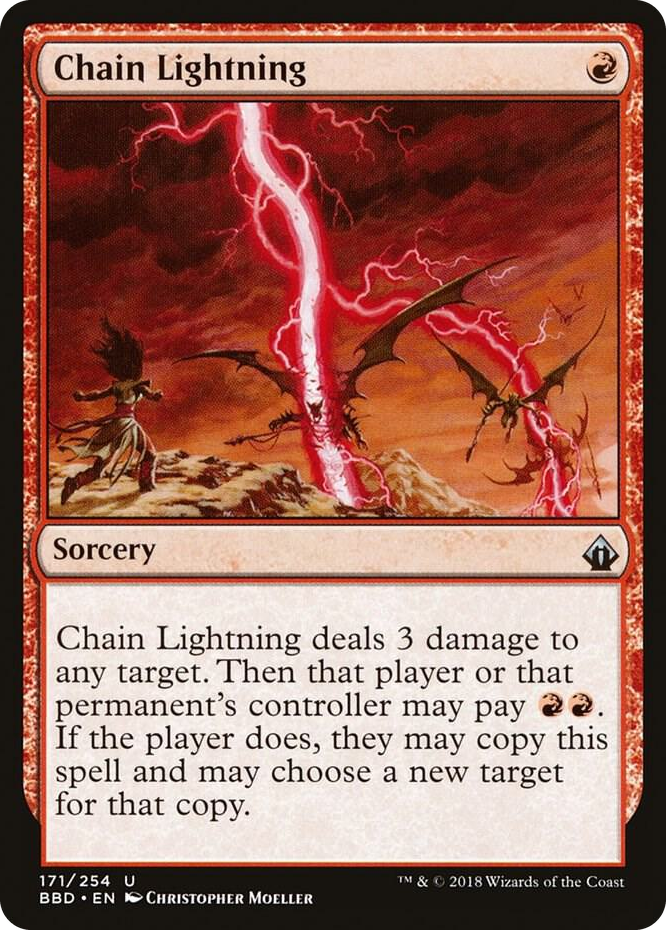 0171 Chain Lightning U Battlebond