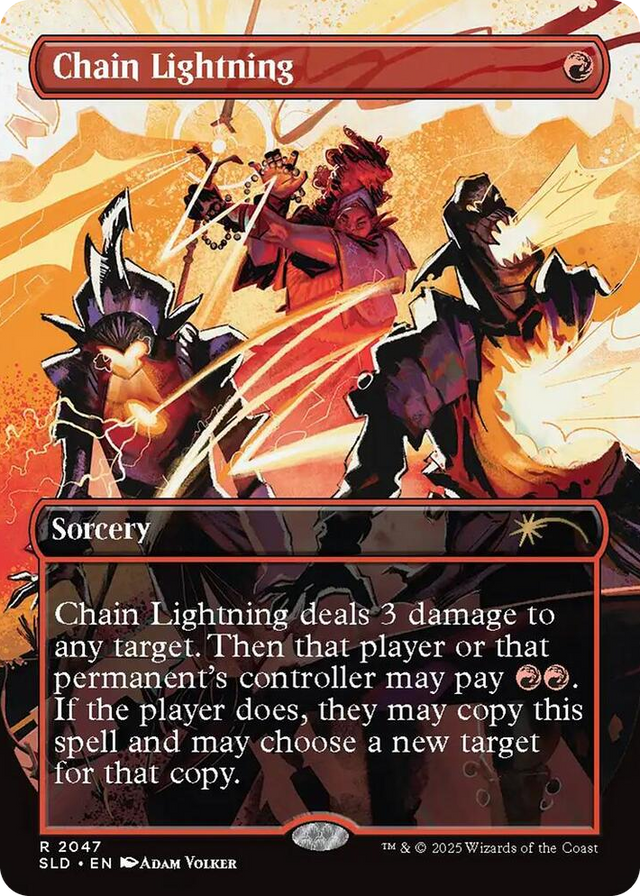 2047 Chain Lightning (2047) R Secret Lair Drop Series