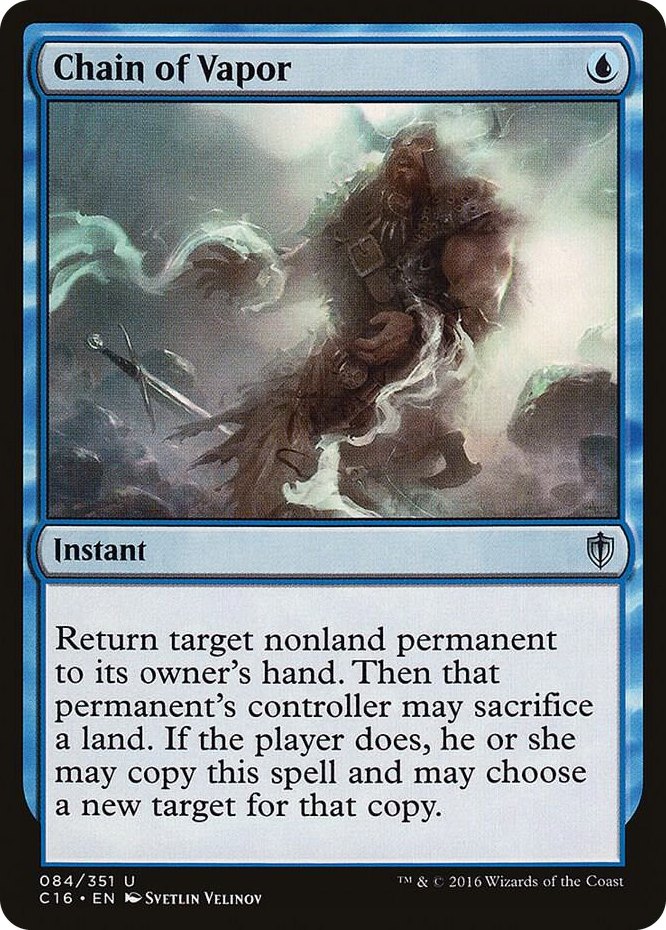 Chain of Vapor #84 U - Commander 2016 Pokemon card