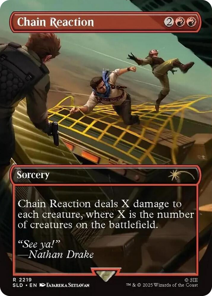 Chain Reaction #2219 R - Secret Lair Drop Series Pokemon card
